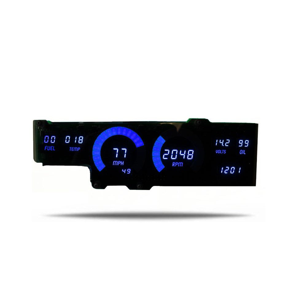 Intellitronix 1978-1988 Oldsmobile Cutlass LED Digital DP1407 - Blue