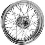 Ruedas de radios traseros de repuesto Bikers Choice para - 64409 sin ABS, 17" x 4,5" cromadas