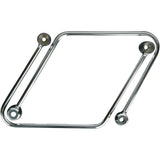 Cobra Saddlebag Supports Chrome - 02-6101