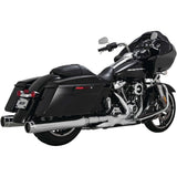 Escape deslizante Vance & Hines Torquer 450 de 4,5 pulgadas cromado con Fuelpak FP4