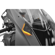 New Rage Cycles Mirror Block Off LED Replacement Turn Signal Black - R1-MBO