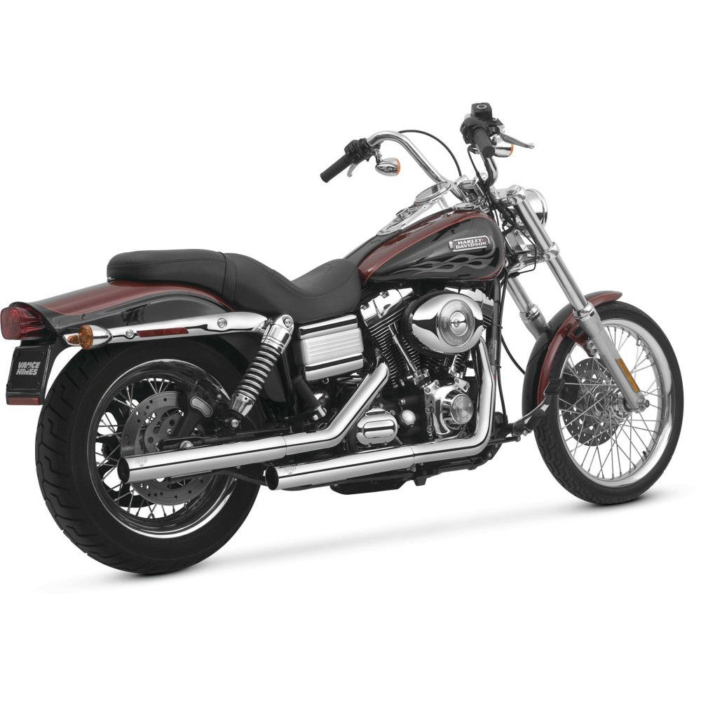 Vance And Hines Straightshots HS Slip On Exhaust Chrome With Fuelpak FP4