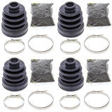 Complete Rear Inner & Outer CV Boot Repair Kit for Honda TRX650 Rincon 2005