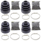 Complete Rear Inner & Outer CV Boot Repair Kit for Honda TRX650 Rincon 2003-2004
