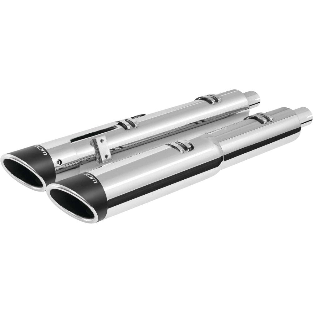 Freedom Performance 2-Step Slip-On Exhaust Slash Tip Chrome/Black - IN00208