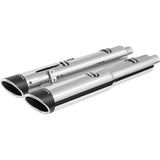 Freedom Performance 2-Step Slip-On Exhaust Slash Tip Chrome/Black - IN00208