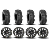 Ruedas System 3 SB-3 Beadlock de 15" en negro mate y neumáticos XT400 [33x10R-15]