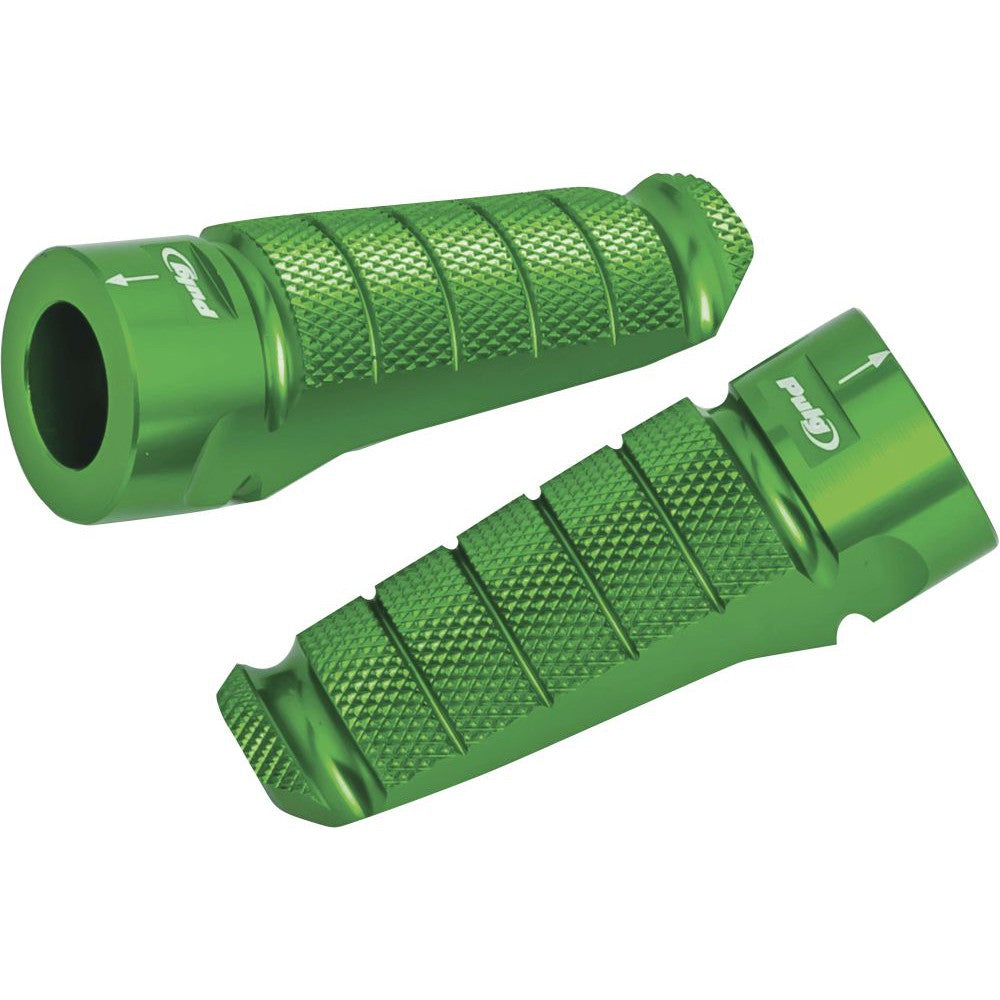 Puig Racing Footpegs Green - 6301V