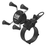 Soporte de riel Ram Mounts EZ-Strap con base X-Grip, negro - RAP-SB-187-UN7U