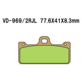 Pastillas de freno Vesrah (Vd-969/2Rjl) VD-969/2RJL