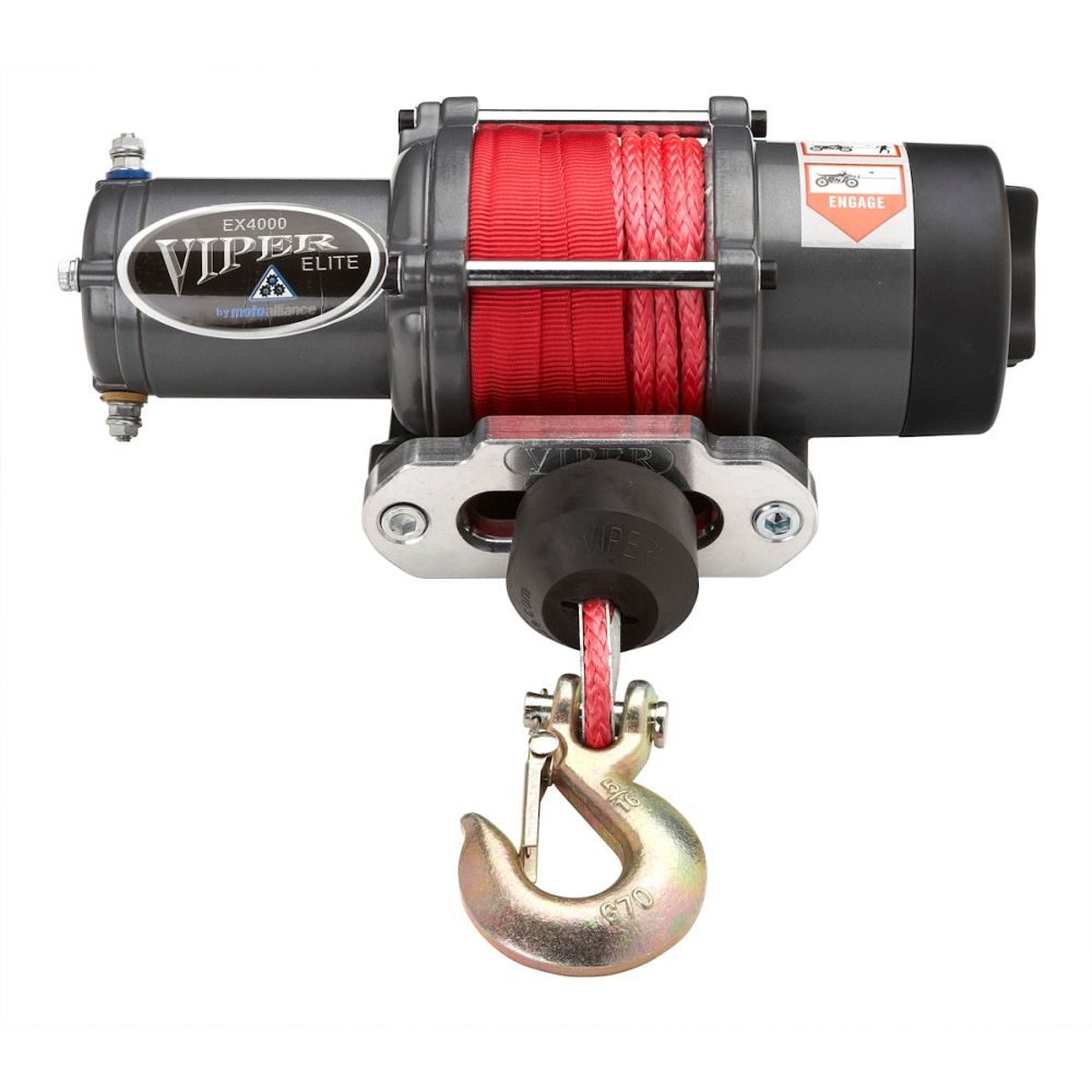 Viper 40 Feet Elite ATV Winch Kit With Mount For Arctic Cat 250 2002-2005
