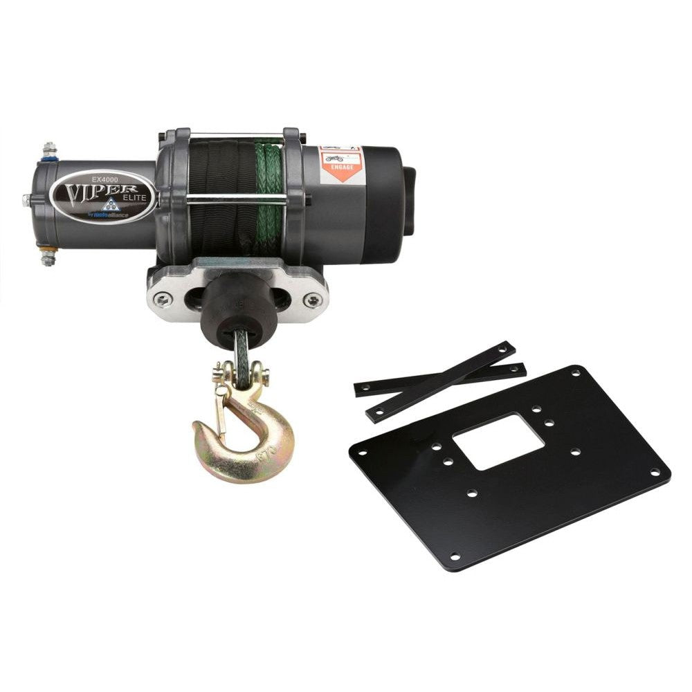 Viper 40 Feet Elite ATV Winch Kit With Mount For Arctic Cat 250 2002-2005