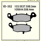 Vesrah Brake Pads (Vd-352Rjl) VD-352RJL