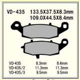 Pastillas de freno Vesrah (Vd-435Rjl) VD-435RJL