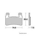 Vesrah Brake Pads (Vd-166Rjl) VD-166RJL
