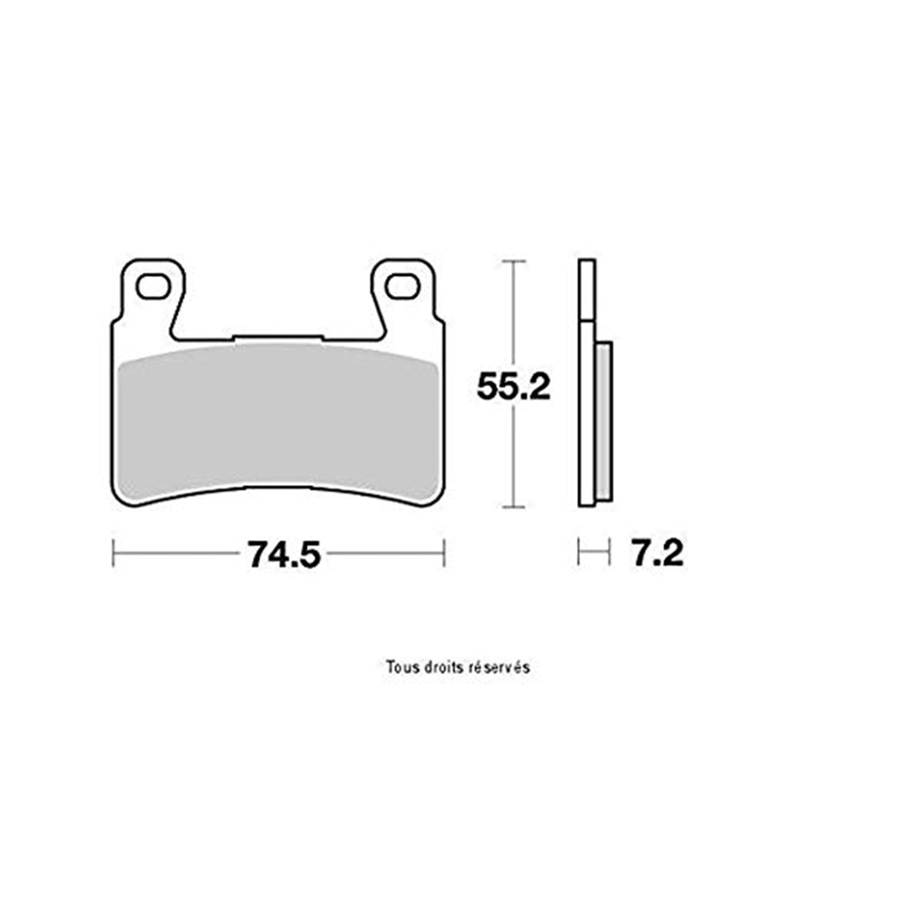 Vesrah Brake Pads (Vd-166Rjl) VD-166RJL