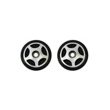 Front Rail Silver Idler Wheels Kit for ARCTIC CAT Thundercat, M.C. 1993-2001