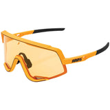 100% Glendale Sunglasses Soft Tact Mustard with Yellow Lens - 61033-213-77