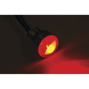 Letric Lighting Royal Flush Mount G2 LED 3-Wire, 9/16", Polished/Red/Amber