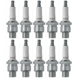 Set of 10 NGK Standard Spark Plugs for Kawasaki H1-A 1971 Engine 500cc