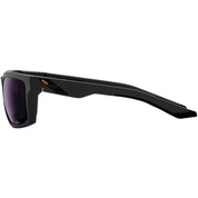 100% Daze Sunglasses Soft Tact Midnight Mauve with Purple Lens - 61030-053-78