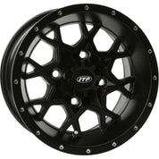 ITP Hurricane 14" Black Wheels And Terra Hook Tires [30x10-14]