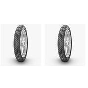 METZELER Block-C Front & Rear Tire Set, 3.00-19 54P Reinforced & 3.50-18 56S