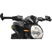 New Rage Cycles LED Replacement Turn Signals Front Black - BRUTALE17-FS