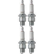 Set 4 NGK Standard Spark Plugs for Kawasaki KD100-M 1979-1976 Engine 100cc