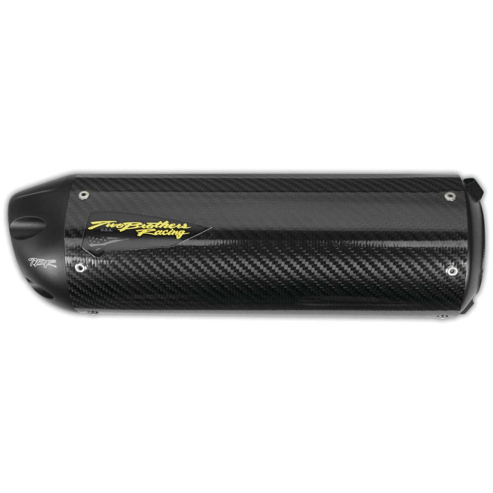 Two Brothers Racing Storm Series Hurricane Carbon Fiber Slip-On Exhaust For Suzuki GSX250R 2018-2020