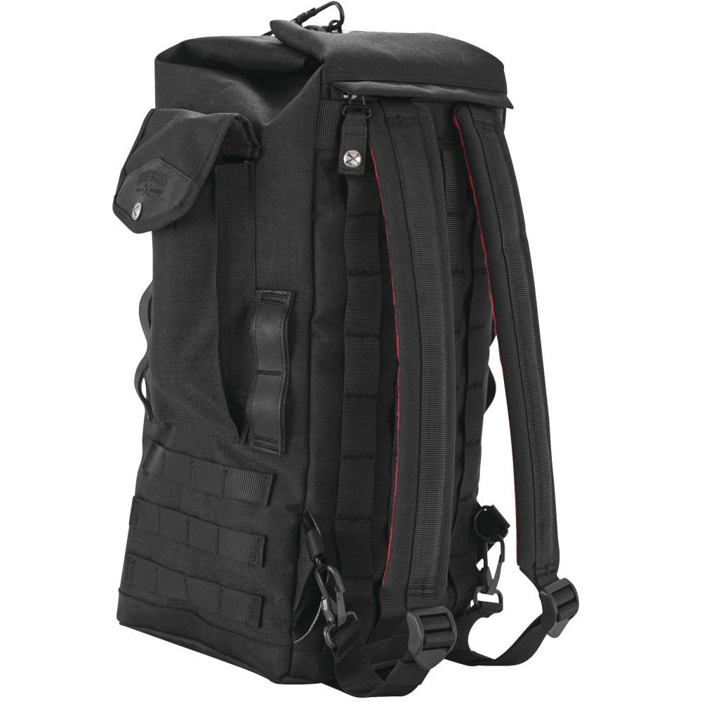 Burly Brand Voyager Sissy Bar Backpack Black - B15-1013B