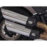 Freedom Performance Fatbob Slip-On Exhaust Chrome With Chrome Tip HD00718