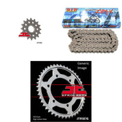525ZVM-X Nickel, Front & Rear Sprocket Kit for Street YAMAHA FJ-09 2016