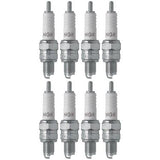 Set of 8 NGK Standard Spark Plugs for Kawasaki MOJAVE 1988-1987 Engine 110cc