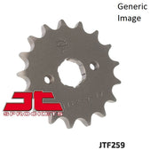 428H Heavy-Duty Chain Natural, Front & Rear Sprocket Kit for HONDA CB125TT 1990