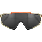 100% Speedtrap Sunglasses Soft Tact Quicksand with Smoke Lens - 61023-104-57