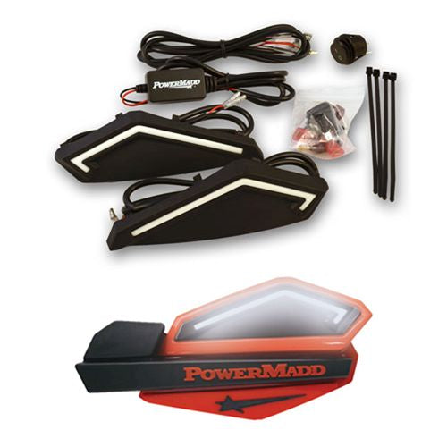 PowerMadd Star Series Handguards LED Light Cover Kit - 34290