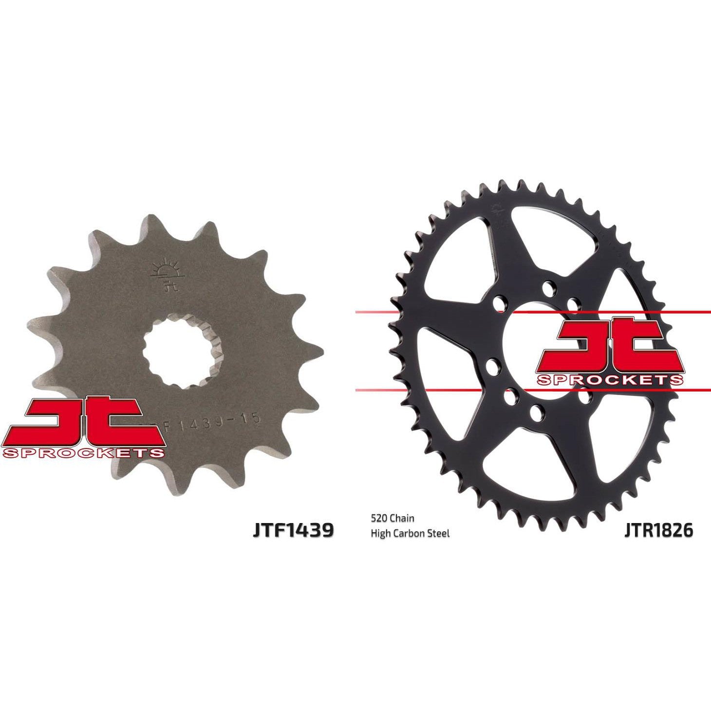 Front & Rear Sprocket Kit for SUZUKI LT230 E- H,J,K,L,M,N,P 86-93 JT Sprockets