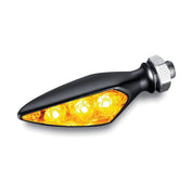 Kuryakyn Micro Rhombus Marker Lights Rhombus S Satin Black 2853