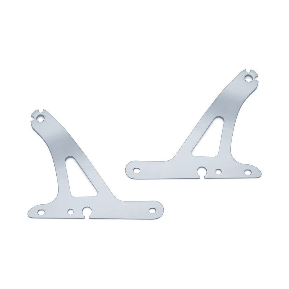 Kuryakyn Driver Passenger Backrest Sissy Bar Side Plate Chrome Harley Sportster