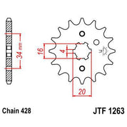 Front & Rear Sprocket Kit for HONDA CT110 Trail 110-USA 80 JT Sprockets