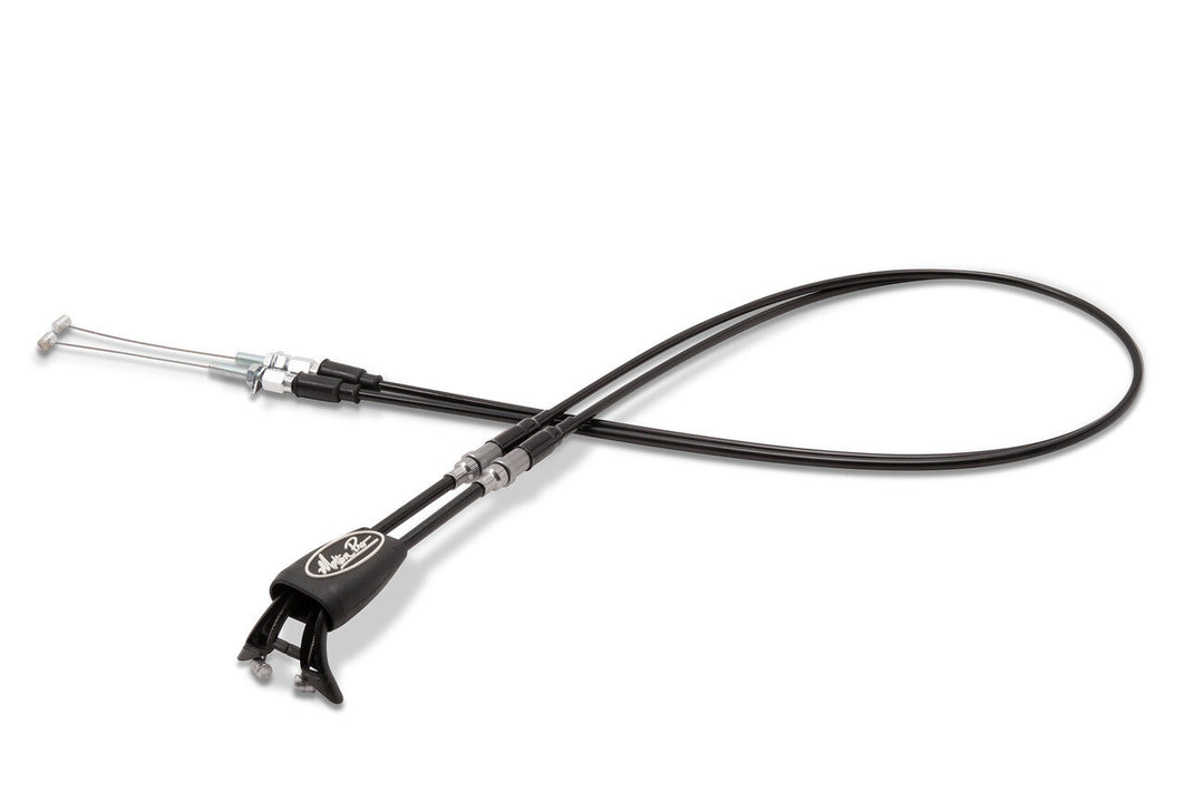Motion Pro Black Vinyl Rev2 / Rev3 Throttle Push-Pull Cable Kit For Yamaha YZ450F 2010-2013
