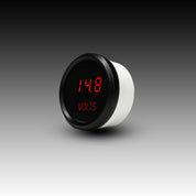 Intellitronix Voltmeter in Black Bezel - Red