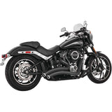 Freedom Performance Sharp Curve Radius Exhaust with Star Tips Black - HD01180