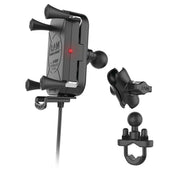 Ram Mounts Tough-Charge X-Grip Waterproof Wireless Charger With Handlebar Mount - RAM-B-149Z-A-UN12W-V7M