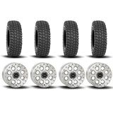 System 3 SB-7 Beadlock Machined 15" Wheels And XCR350 Tires [32x10R-15]