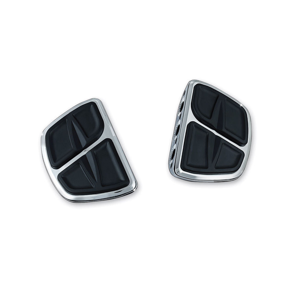 KURYAKYN CHROME KINETIC MINI BOARDS WITHOUT ADAPTERS MULTI-FIT FOR OEM PEGS 7611