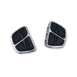 KURYAKYN CHROME KINETIC MINI BOARDS WITHOUT ADAPTERS MULTI-FIT FOR OEM PEGS 7611
