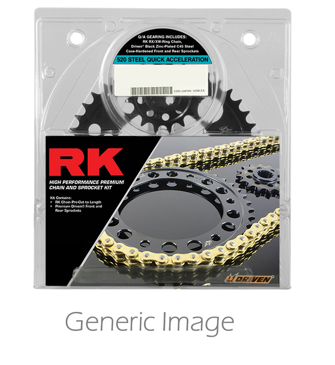 520 Steel Quick Acceleration Chain & Sprockets Kit for SUZUKI GSX-R600 2011-2017