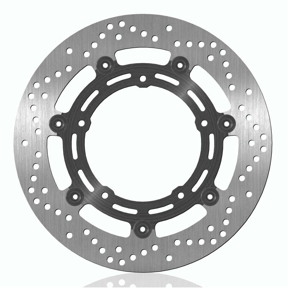 BikeMaster Brake Rotor For Yamaha FZ-09 2013-2015 Contour Front Silver